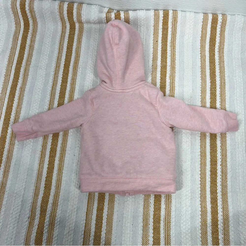 Baby Girls Zip-Up Fleece Hoodie 12M Heather Carters‎